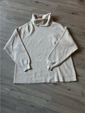 Free People Ribbed Turtleneck Sweater Sz Medium